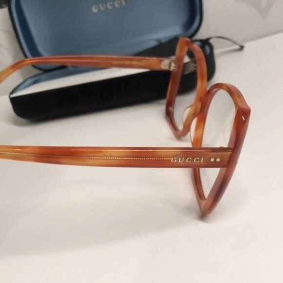 Luxury New Authentic Gucci GG0473O 003 Eyeglasses - Picture 8 of 13